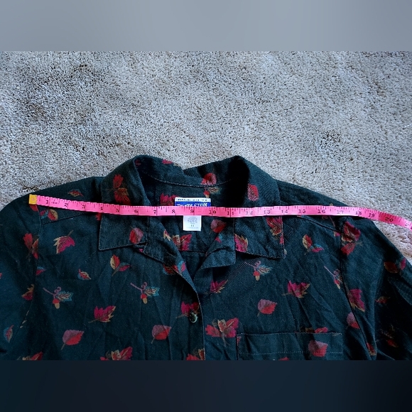 Pendleton Vintage Button-up Autumn Fall Leaf Print - Picture 8 of 10